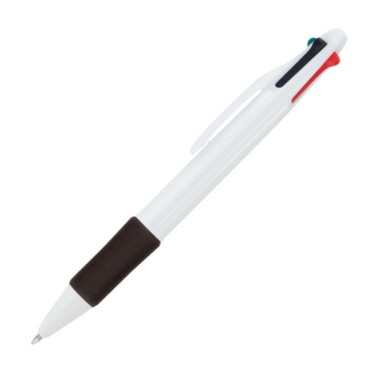 Promotional 4 Colour Plastic Pens Black